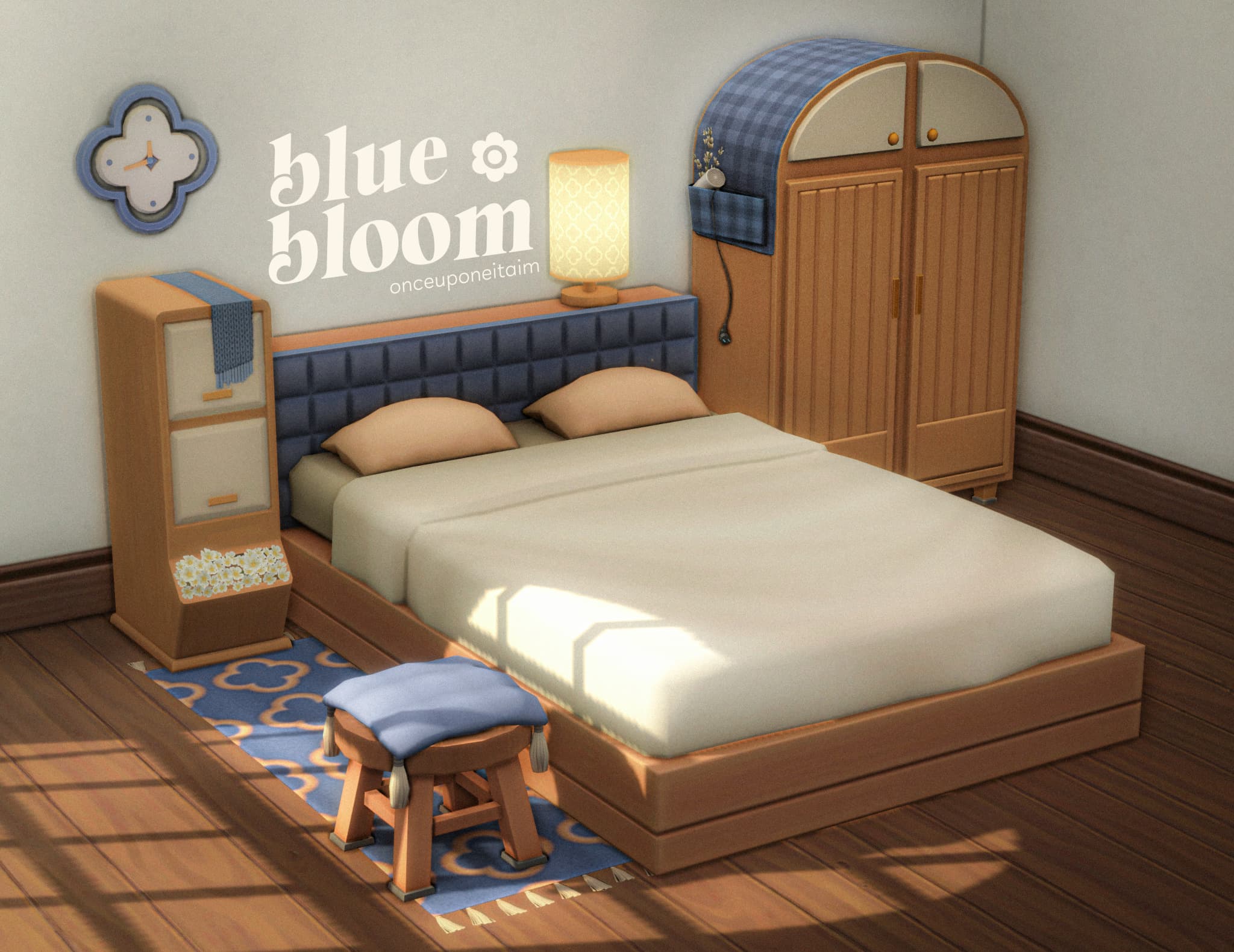 Скриншот мода Набор для спальни Blue Bloom